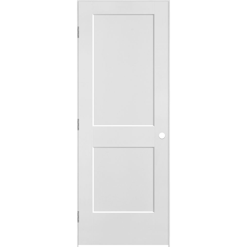 Masonite 30 inch x 80 inch Logan 2-Panel Right Hand Interior Prehung