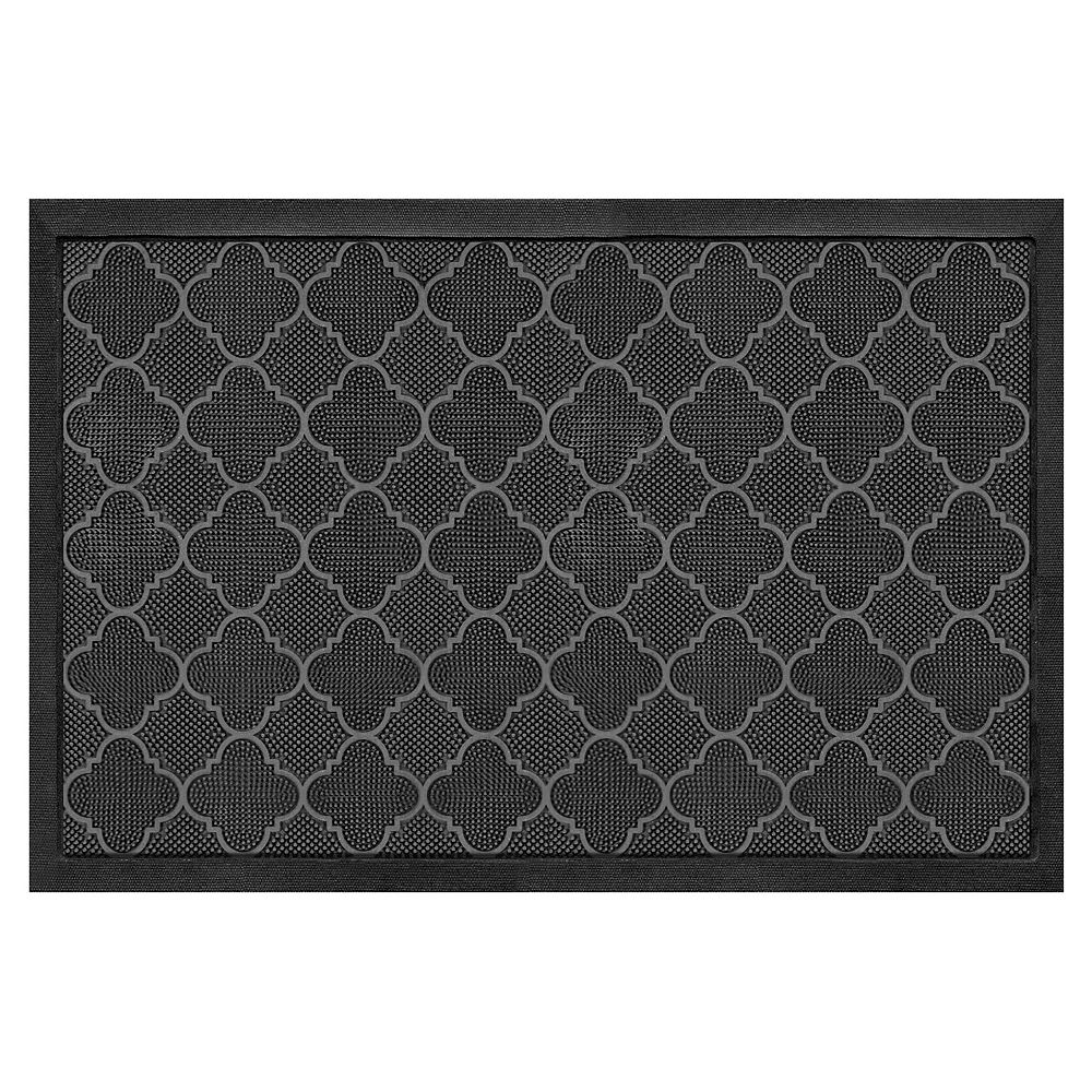 Trafficmaster Starpin Black 24 Inch X 36 Rubber Pin Doormat The Home Depot Canada 24 Inch X 36 Rubber Pin Doormat