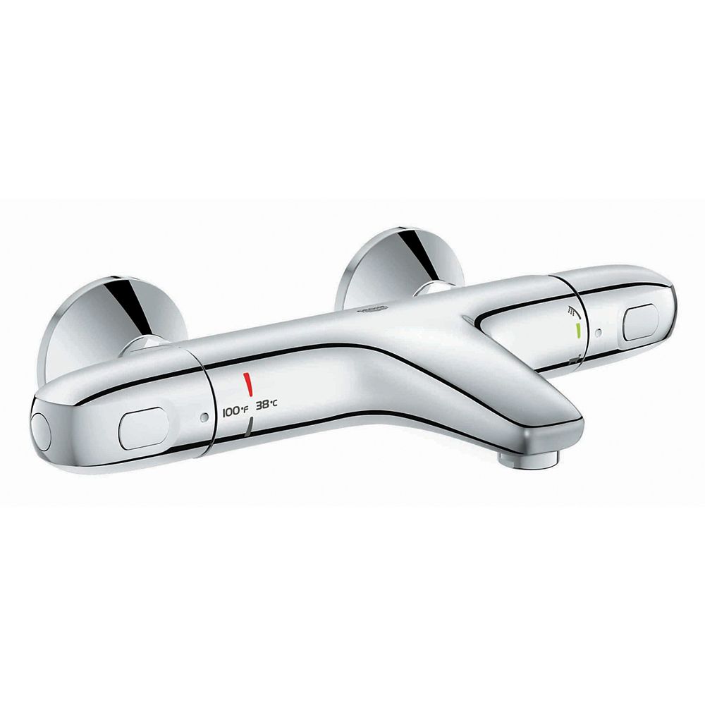 GROHE GrohTherm 1000 Thermostatic Bath/Shower Valve in StarLight Chrome