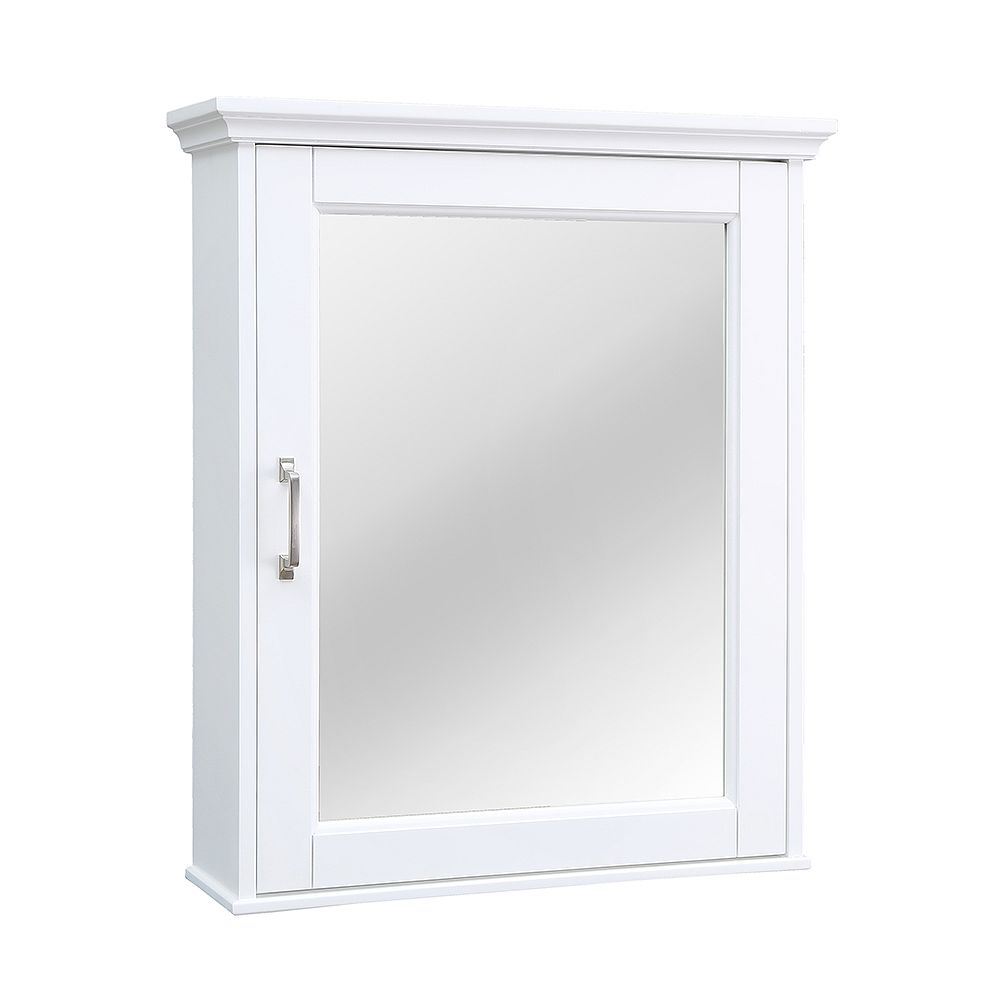 Foremost Ashburn 23.5 inch x 28 inch Medicine Cabinet in White | The Home Depot Canada