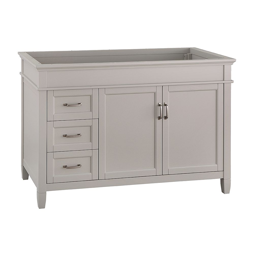 Foremost Ashburn 48 Inch Vanity Cabinet In Grey The Home Depot Canada