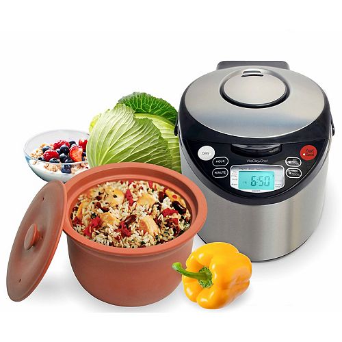 Smart Organic Multicooker with High-Fired Clay Pot