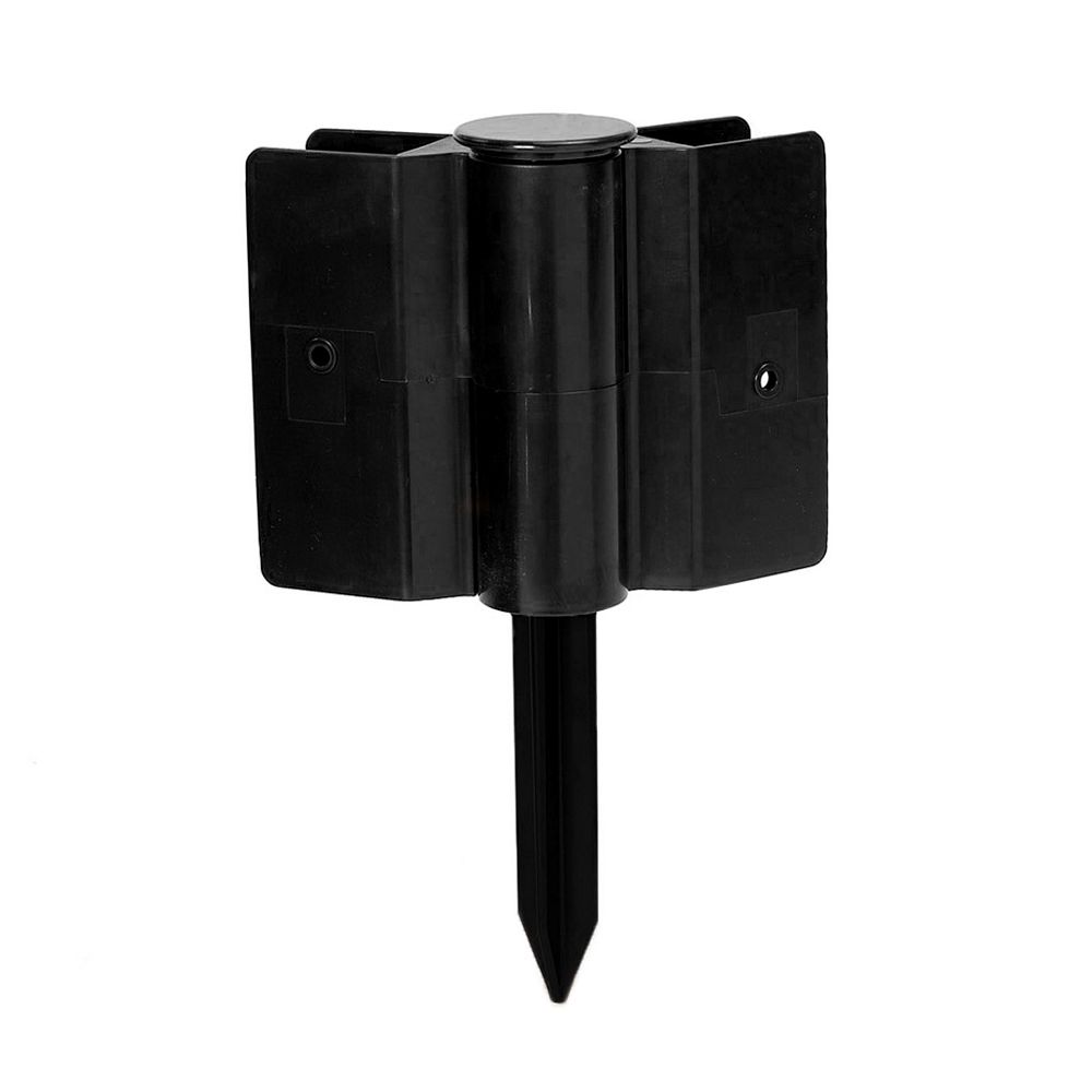 Frame It All Raised Garden Bed Brackets 1 inch Snapon Black Stacking Bracket 8 inch Tal