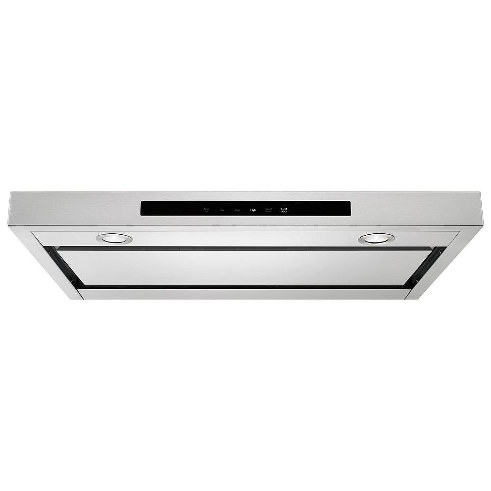 KitchenAid 36-inch Low Profile Under Cabinet Range Hood in Stainless
