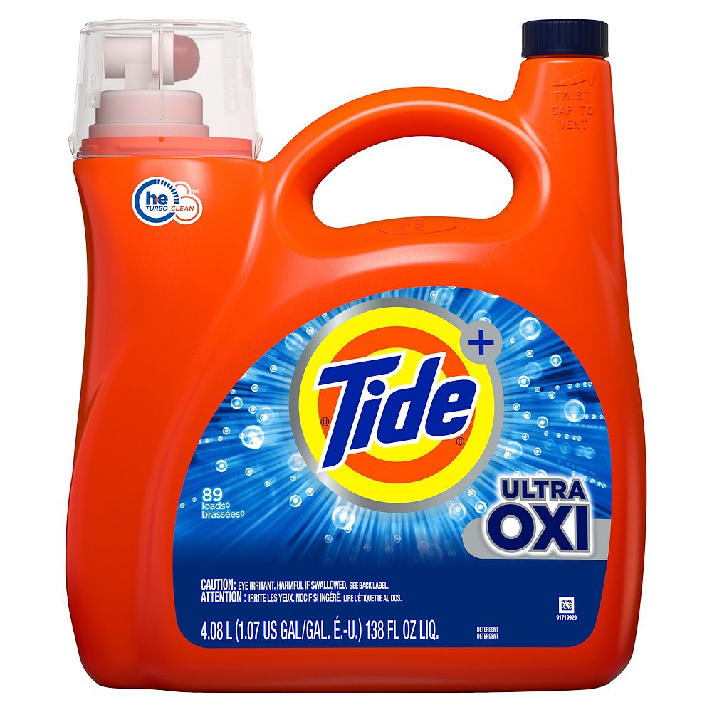 Tide Ultra Oxi 4.08 L Liquid Laundry Detergent (89Loads) The Home