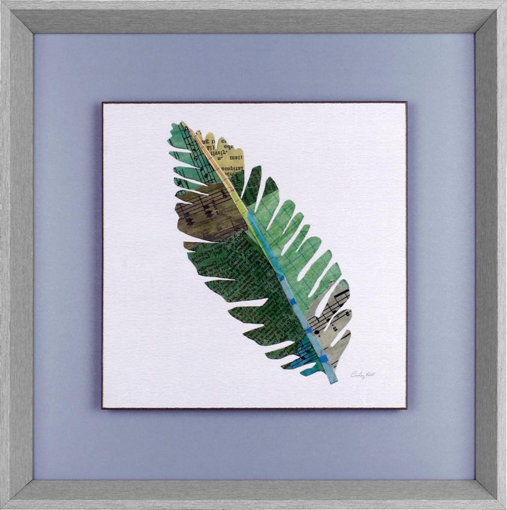 Art Maison Canada Leaf I Framed Paper Wall Art The Home Depot Canada