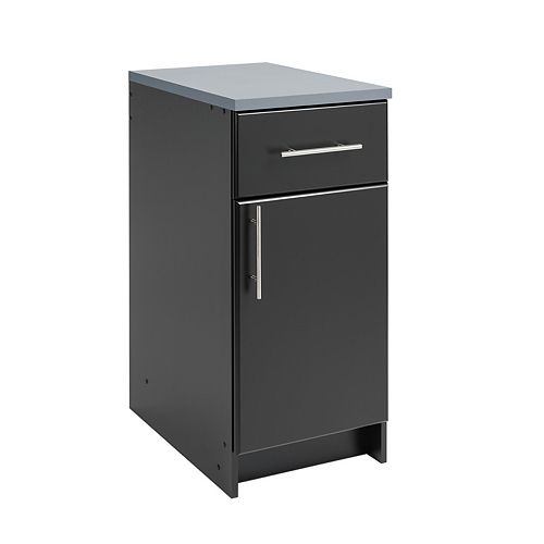 Prepac Elite 16-inch Base Cabinet in Black