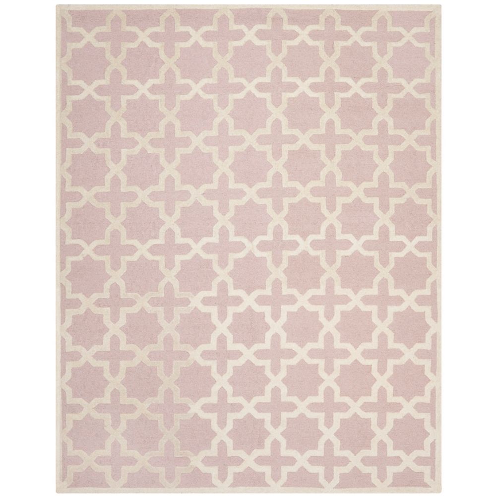 Safavieh Cambridge Bernadette Light Pink / Ivory 8 ft. x 10 ft. Indoor Area Rug The Home Depot