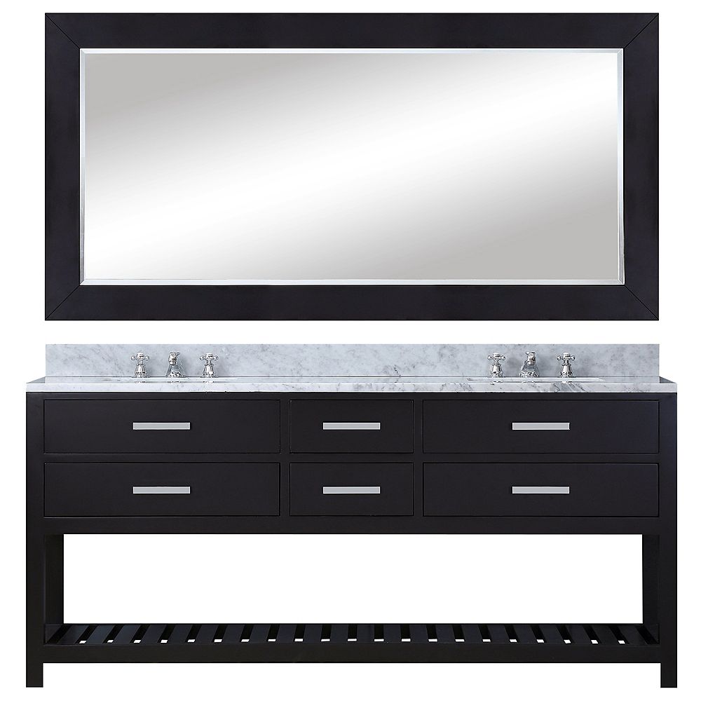 Water Creation Madalyn 72 Inch W Vanity In Espresso With Marble Top In Carrara White And M The Home Depot Canada Water Creation Madalyn 72 Inch W Vanity In Espresso With Marble Top In Carrara White And M The Home Depot Canada