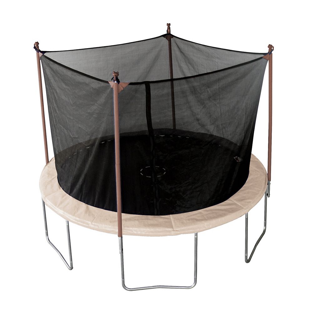 Trainor Sports 11 Ft Round Trampoline And Enclosure Combo The Home Depot Canada