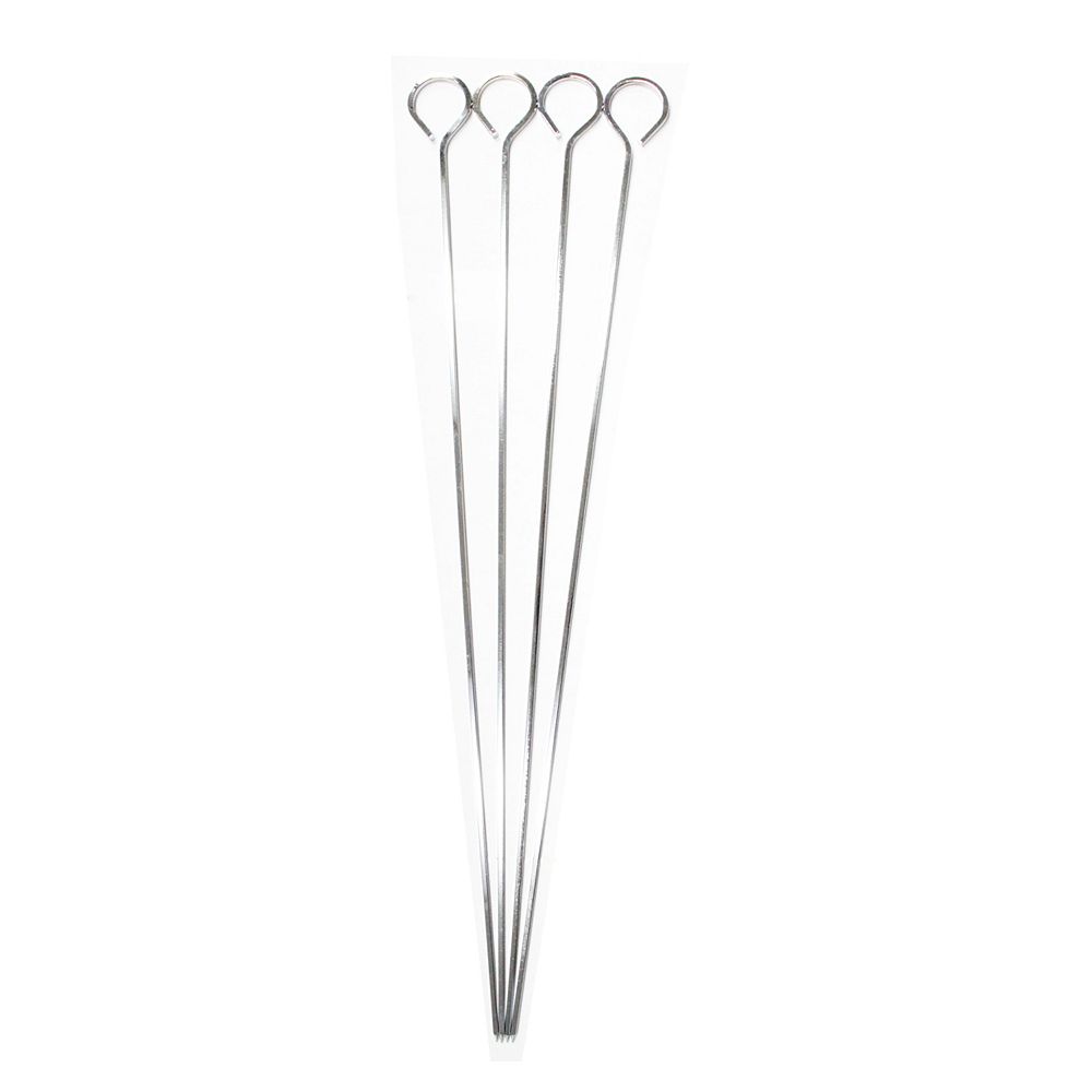 MR.BAR-B-Q 15-inch Chrome BBQ Skewers (4-Pack) | The Home Depot Canada