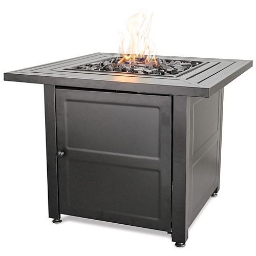 LP Gas FireTable with Steel Mantel