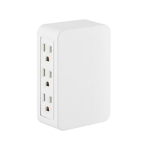 2-Sided 6-Outlet Cube