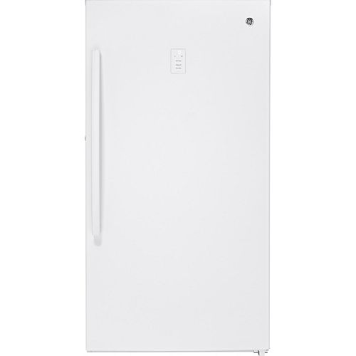 GE 33-inch W 17.3 Cu. Ft. Frost Free Upright Freezer in White