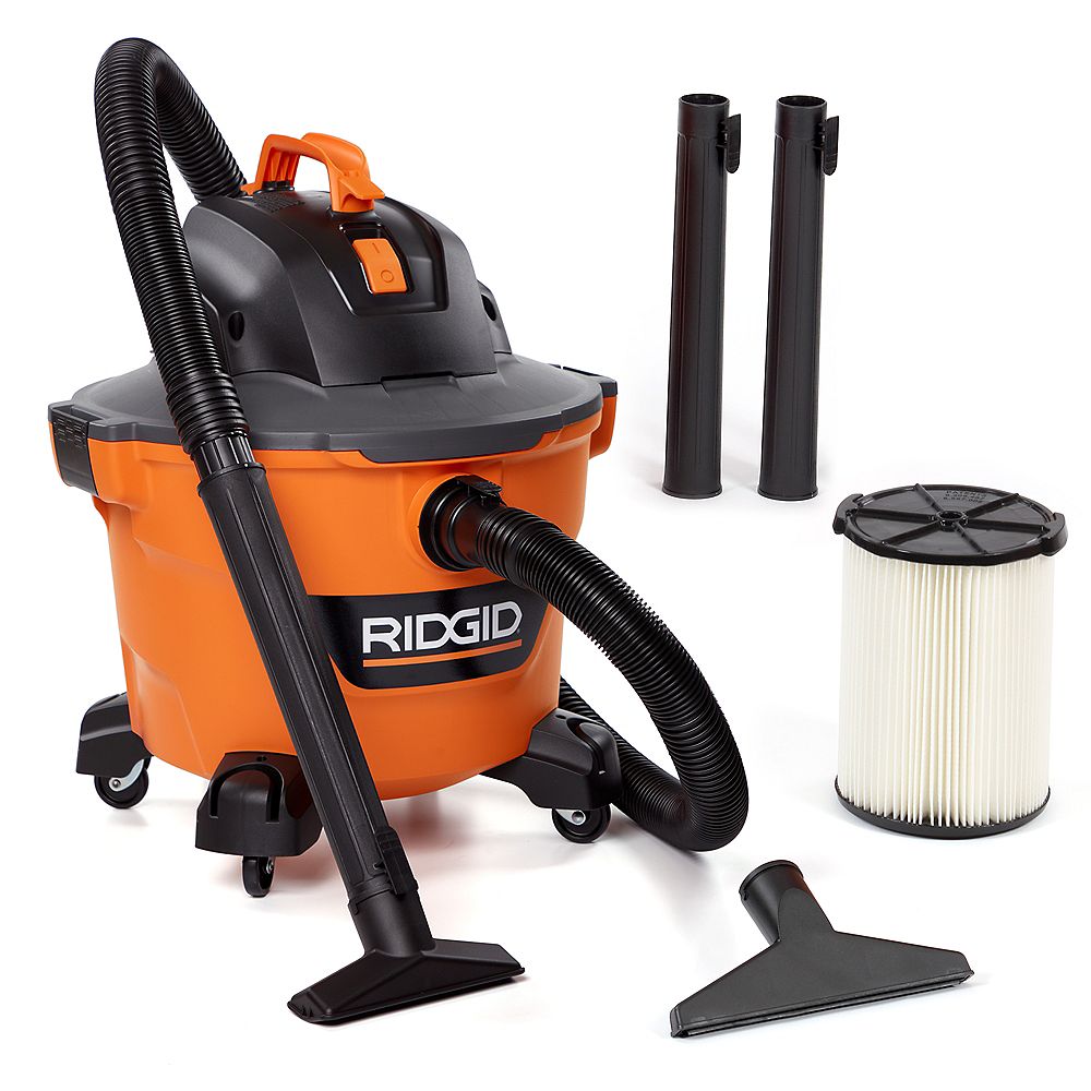RIDGID Aspirateur sec/humide de NXT 34 L (9 gal.), puissance de crête