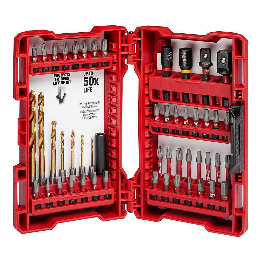 Milwaukee Tool Shockwave Impact Duty Drill And Driver Bit Set 50 Piece