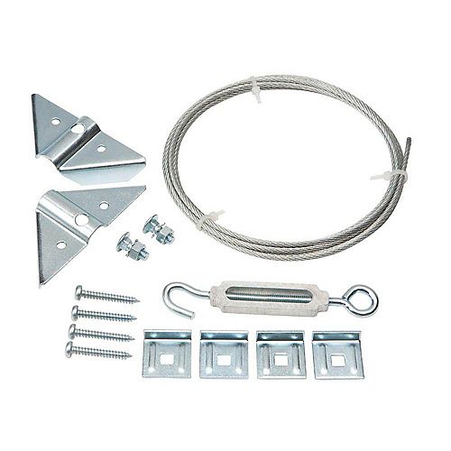 Everbilt Anti-Sag Gate Kit, Galvanized, 8pc