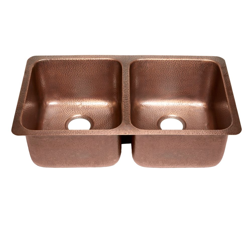 Sinkology Rivera Luxury Series Undermount Solid Copper 32 1 4 Inch   P 1001180615 