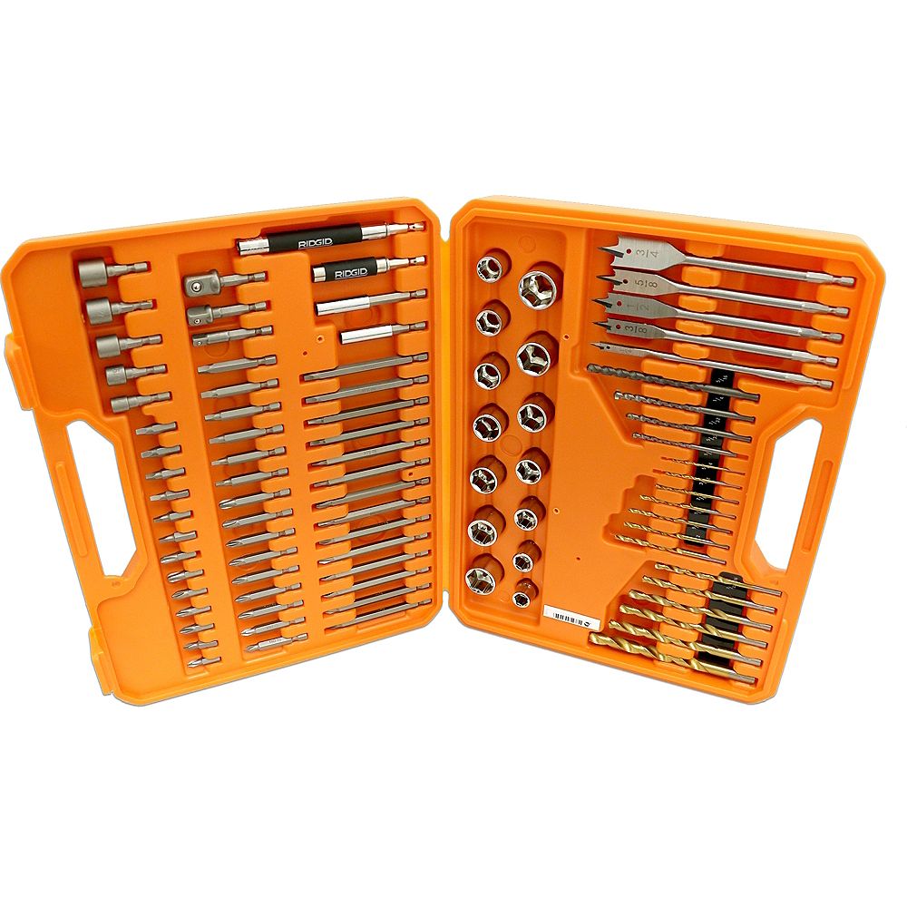RIDGID Drilling and drive kit (90 pieces) The Home Depot Canada