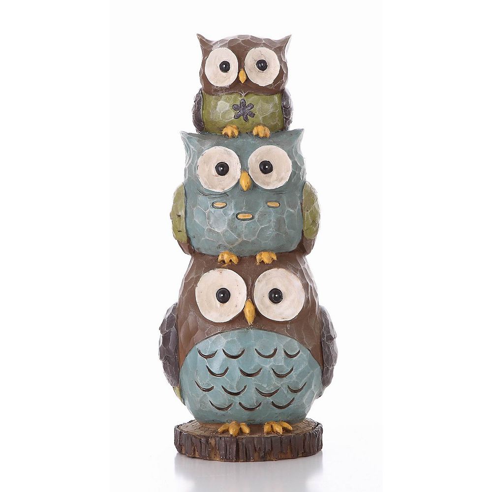 HiLine Gift Stacking Owl Statue The Home Depot Canada