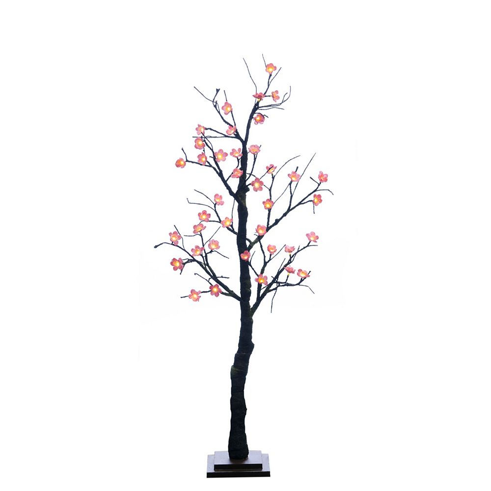 Hi-Line Gift Floral 40 LED Lights Tree, Indoor Use Only | The Home ...