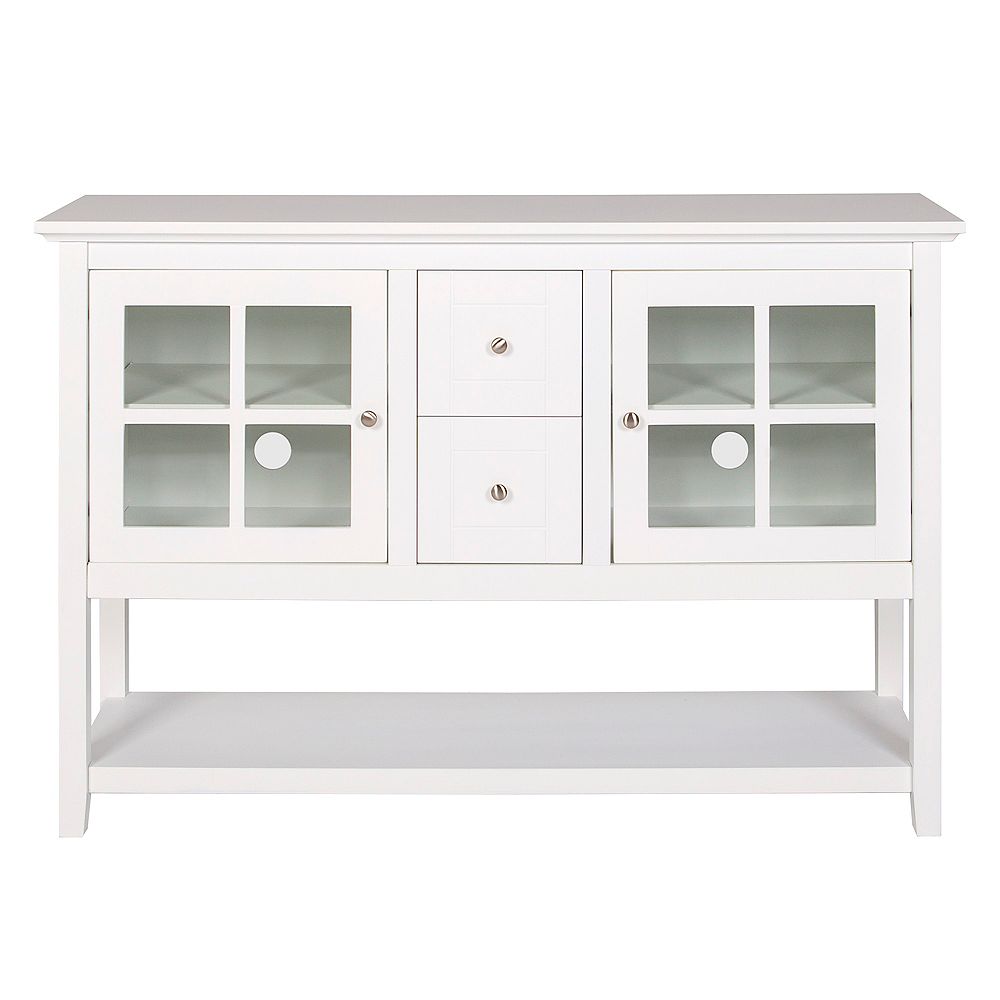 Welwick Designs Rustic Farmhouse Buffet And Storage Cabinet White The Home Depot Canada Welwick Designs Rustic Farmhouse Buffet, Storage Console Cabinet Canada