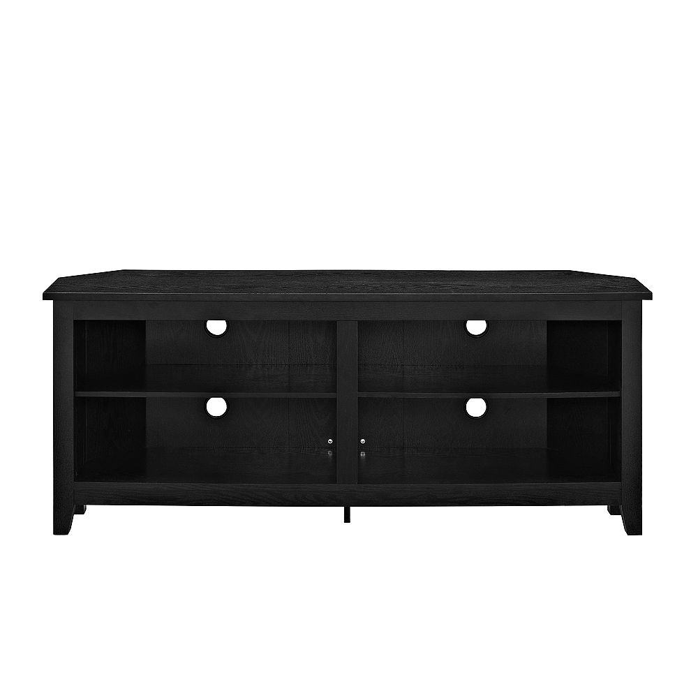 picture 60 Inch Corner Tv Stand Wood columbus 58 inch black mdf corner tv stand 60 inch with adjustable shelves