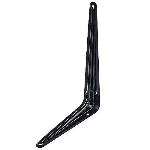 6 x 8-inch Shelf Bracket in Black - 1pc