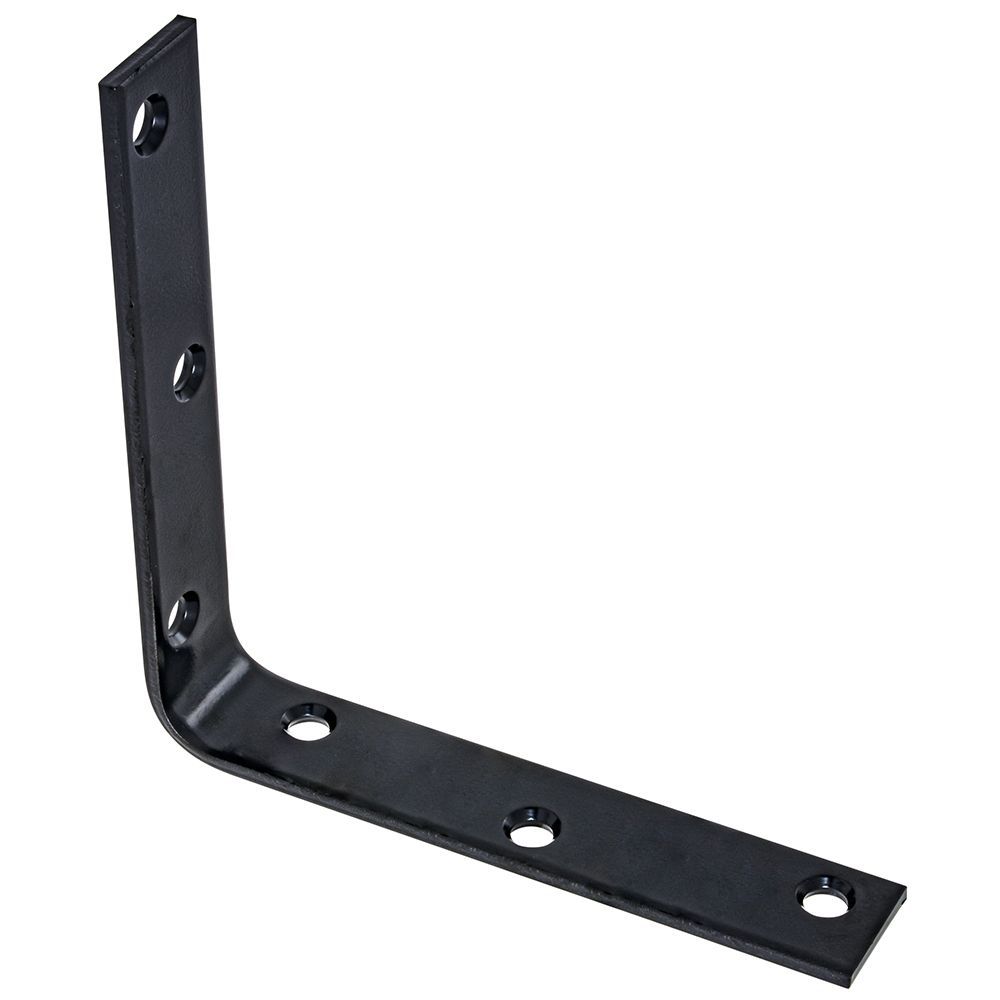 Everbilt 6 Inch Corner Brace In Black 1pc The Home Depot Canada   P 1001183195 