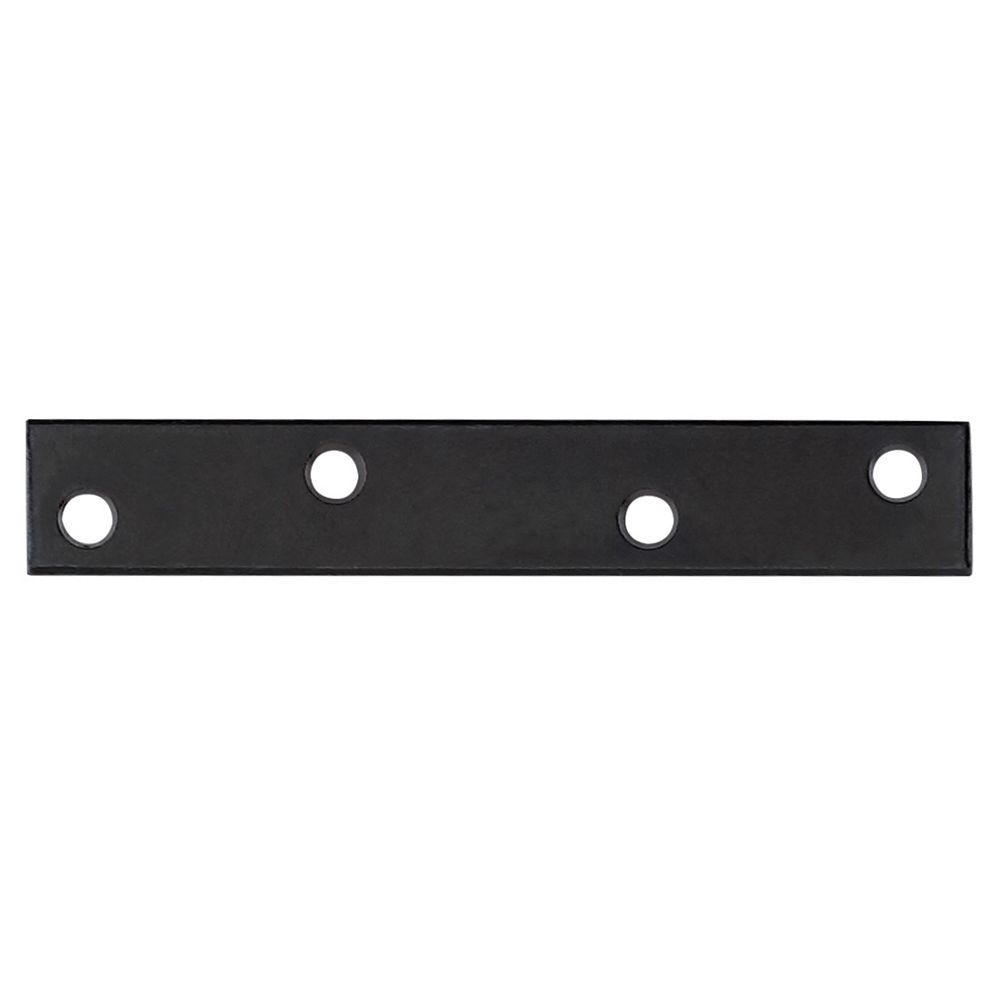 Everbilt 8-inch Mending Plate in Black - 1pc | The Home Depot Canada