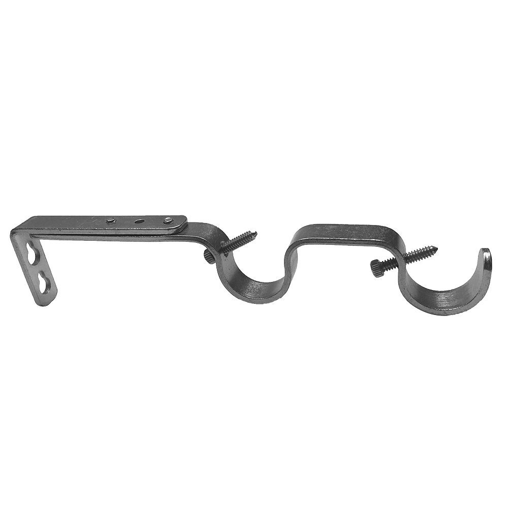 Home Decorators Collection Double Rod Bracket for 1" Curtain Rod BN The Home Depot Canada
