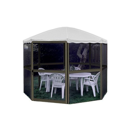 13 ft. Aluminum Permanent Round Gazebo