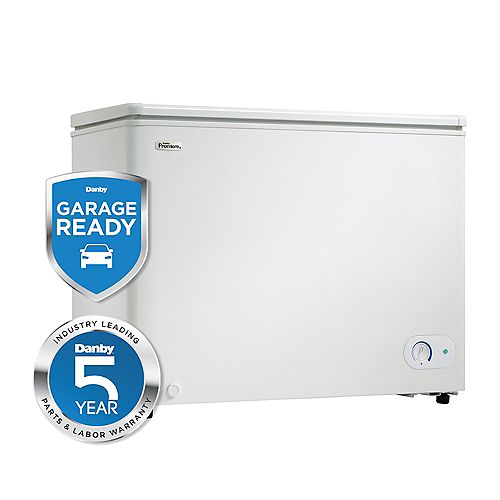 7.2 cu. ft. Chest Freezer with External Thermostat in White