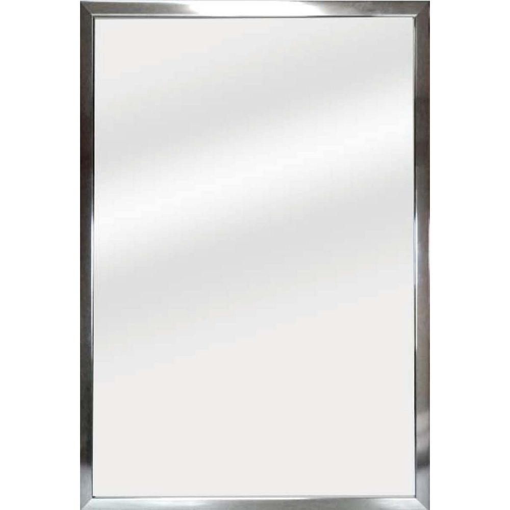 The Tangerine Mirror Company Builders Bathroom Vanity Mirror in Chrome