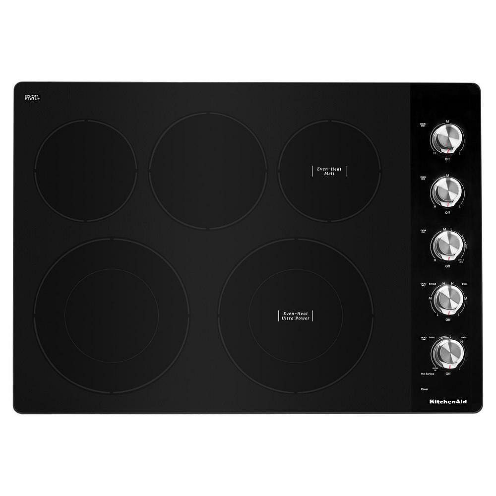 KitchenAid 30 inch Electric Cooktop, 5 Elements The Home Depot Canada