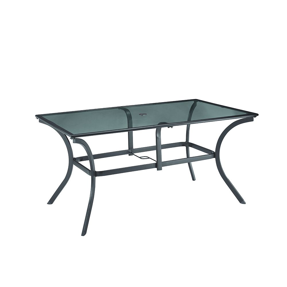 Hampton Bay Mix Match 38 Inch X 60, Patio Dining Table With Umbrella Hole Canada