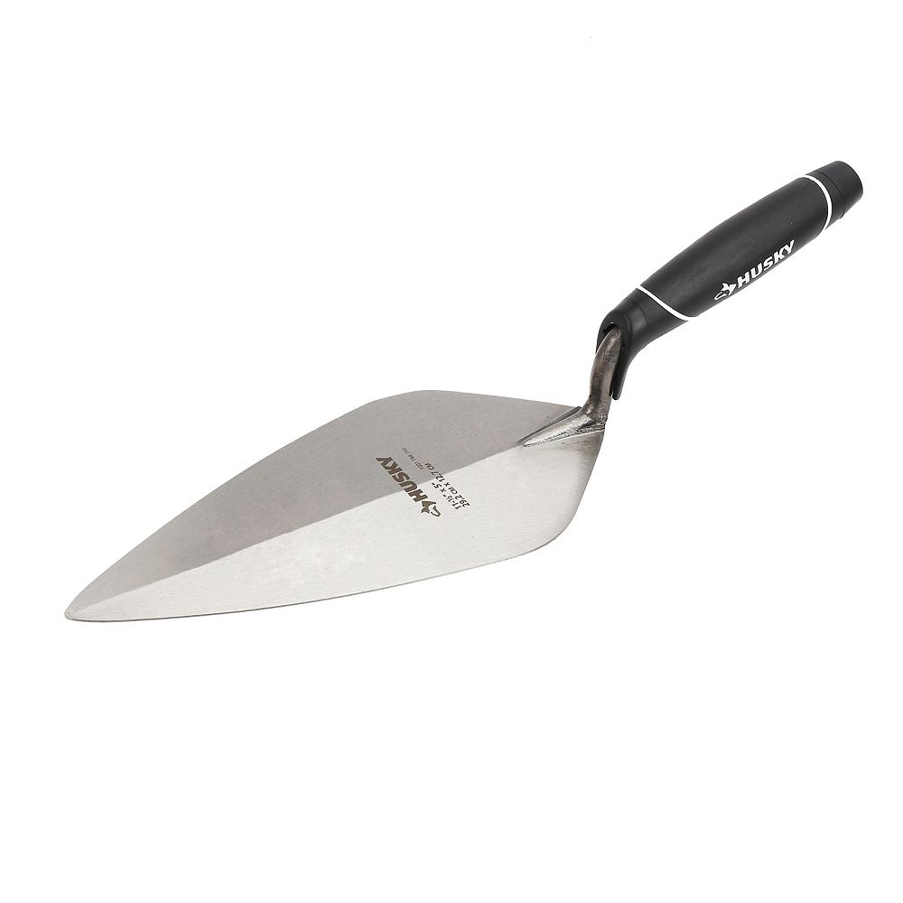 Husky 111/2inch x 5inch Pro London Brick Trowel The Home Depot Canada