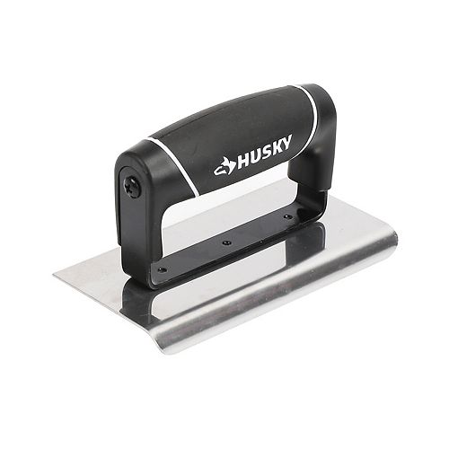 6-inch x 3-inch Stainless Steel Edger with 3/8-inch R