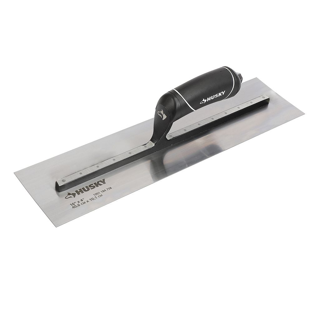 Husky 16inch x 4inch Pro Finishing Trowel The Home Depot Canada
