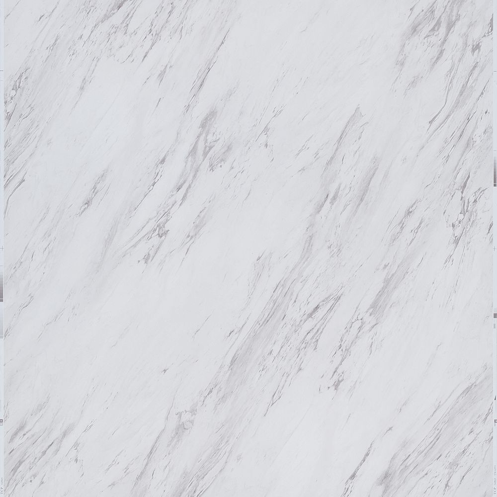 Trafficmaster Carrara Marble 12 Inch X 24 Inch Peel And Stick