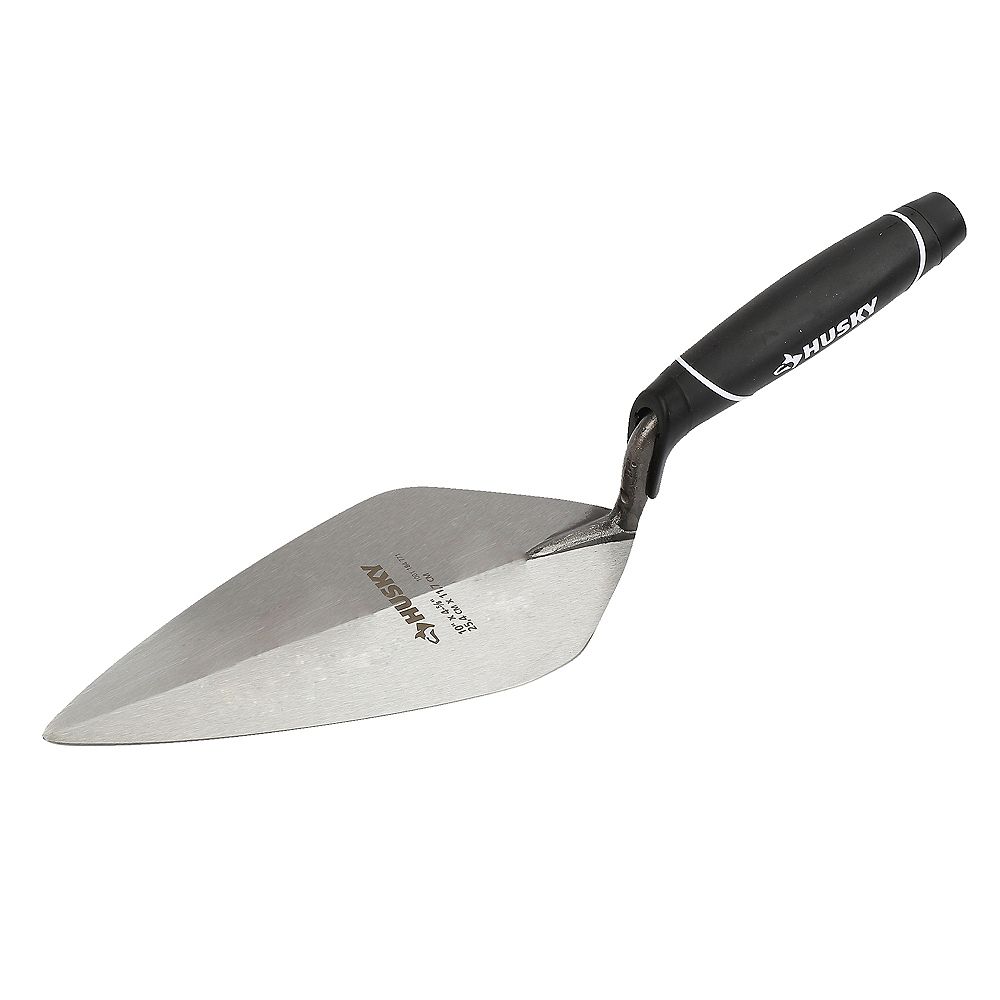 Husky 10inch x 45/8inch Pro London Brick Trowel The Home Depot Canada