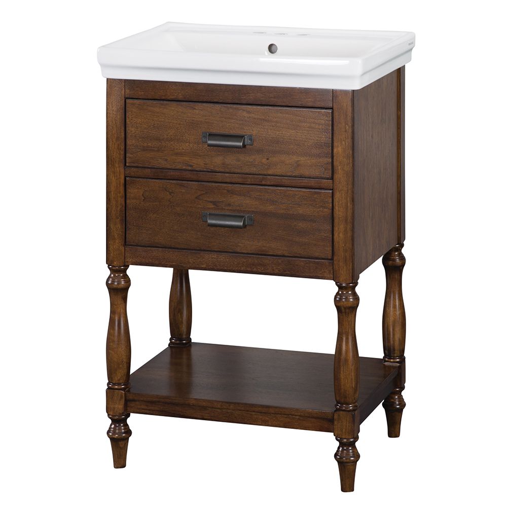 Foremost Cherie 24 Inch Vanity Combo In Dark Walnut The Home Depot Canada   P 1001184956 