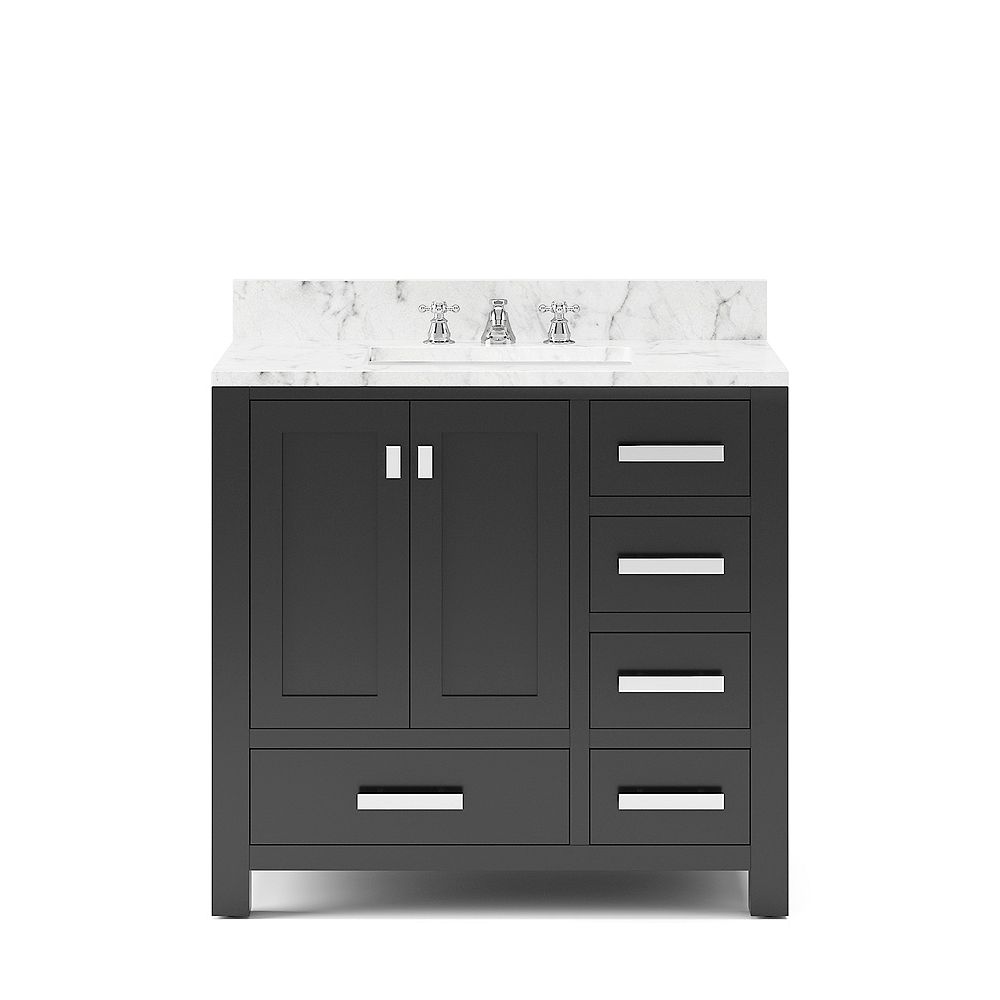 Water Creation Madison 36 Inch W Vanity In Espresso With Marble Top In Carrara White The Home Depot Canada Water Creation Madison 36 Inch W Vanity In Espresso With Marble Top In Carrara White The Home Depot Canada