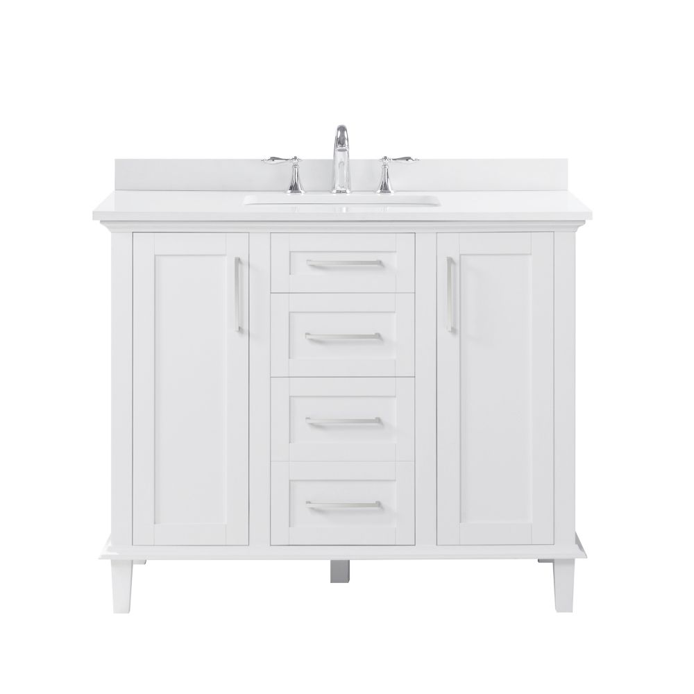 42 Inch Bathroom Vanity Home Depot / Home Decorators Collection Sassy ...