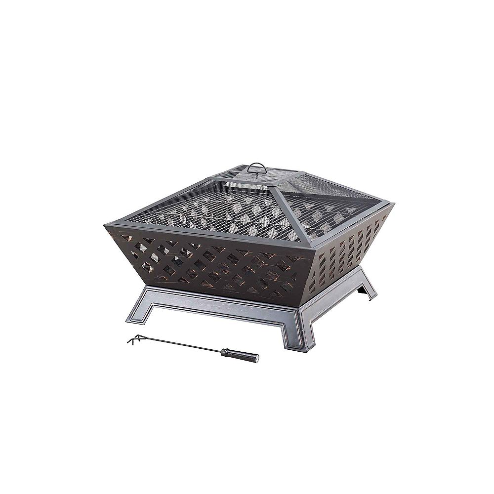 Sunjoy 34 inch Bowl Fire Pit | The Home Depot Canada