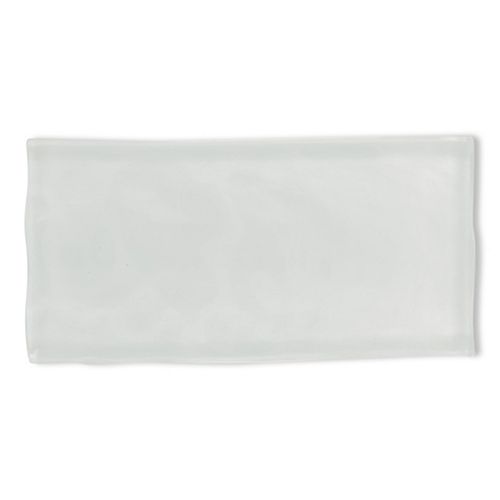 Artisan White 3-inch x 6-inch Glass Tile (8.23 sq. ft. / case)