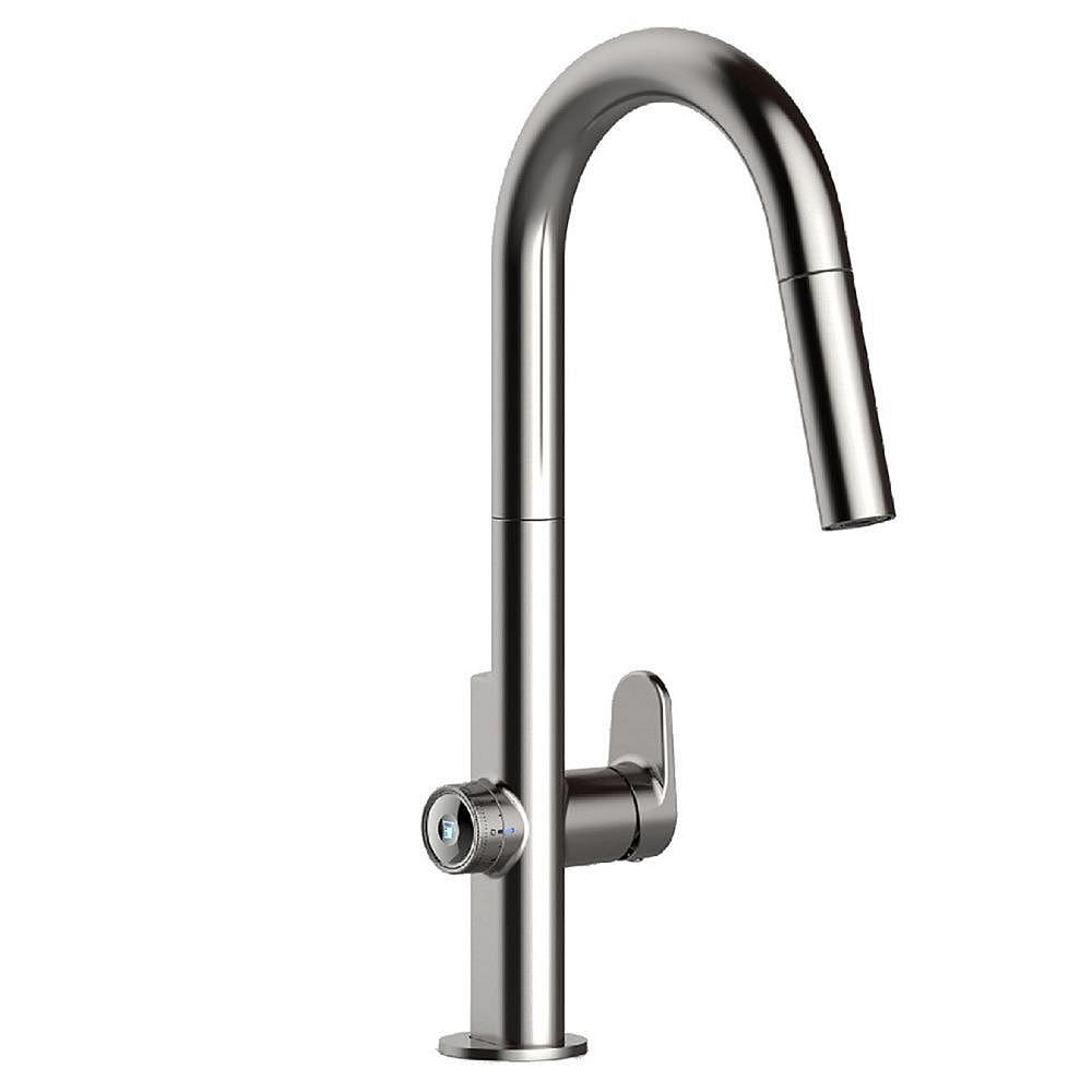 American Standard Beale Measurefill Touch Single Handle Pull Down Sprayer Kitchen Faucet I The Home Depot Canada