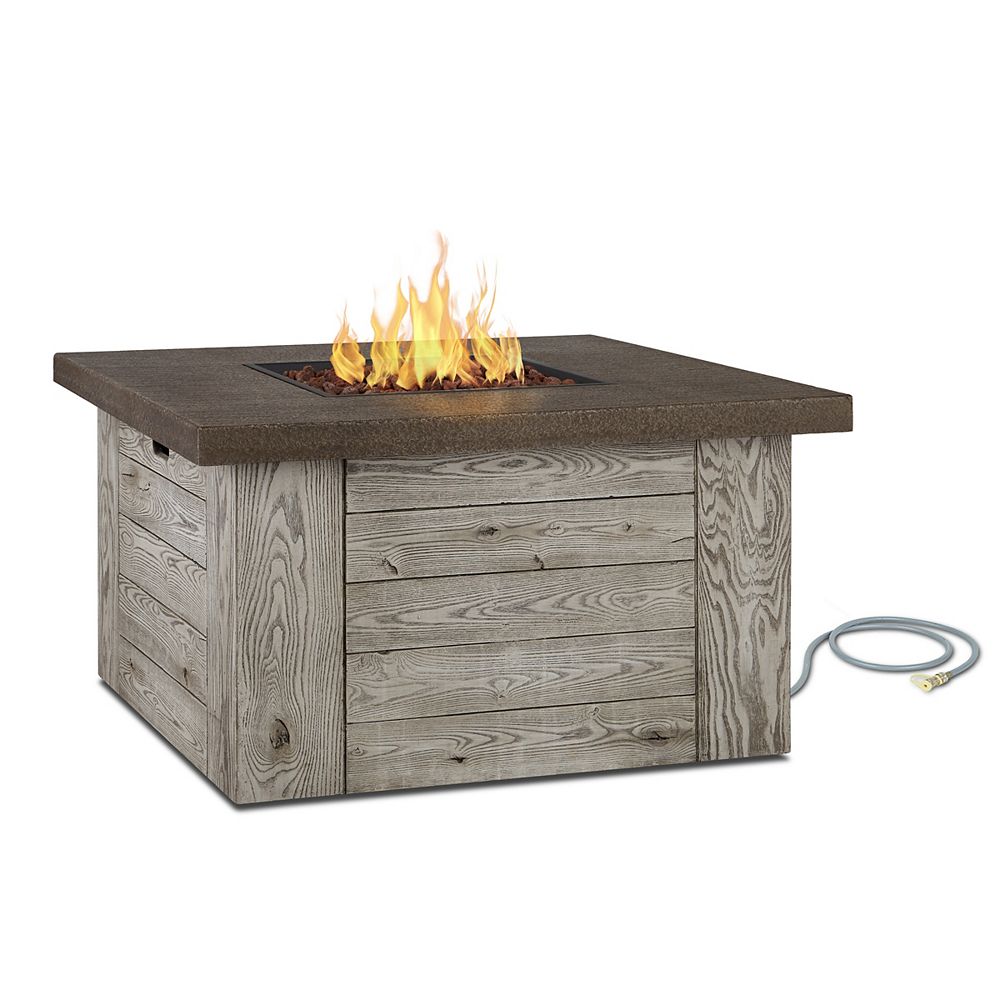 Real Flame Forest Ridge Propane Fire Table With Natural Gas Conversion Kit In Weathered Gr The Home Depot Canada Real Flame Forest Ridge Propane Fire Table With Natural Gas Conversion Kit In Weathered Gr The Home Depot Canada