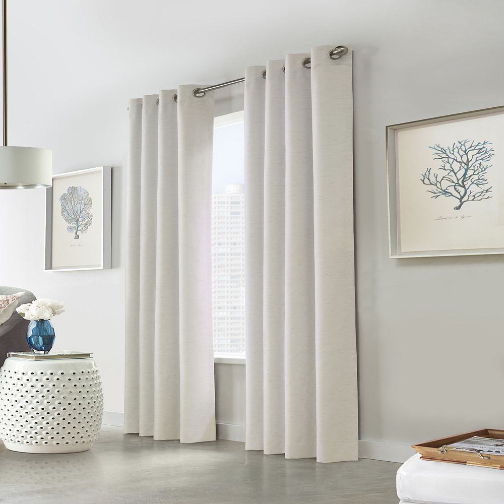 Room Darkening Grommet Curtain, 84 Inch Curtains For Living Room