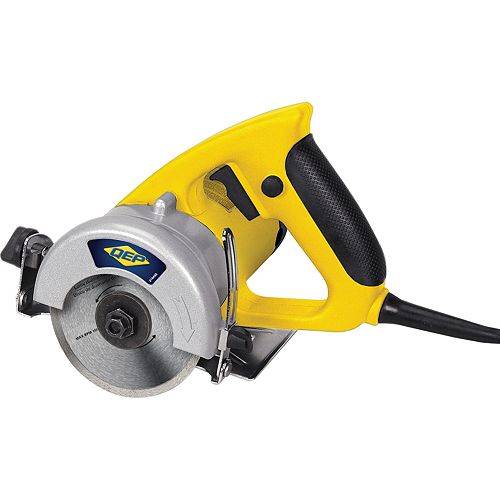 QEP 1.5 HP Professional Handheld Tile Saw with Wet/Dry 4-inch Diamond Blade